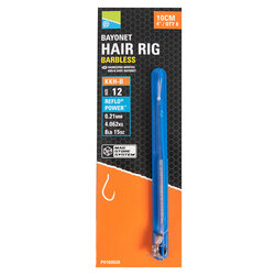 Preston - KKH-B Bayonet Hair Rigs Barbless / 10cm - Preston