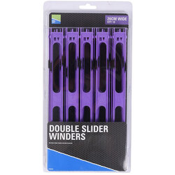 Preston - Double Slider Winders / 26cm Purple - Preston