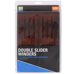 Preston - Double Slider Winders / 26cm Orange In A Box - Preston
