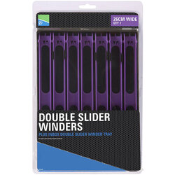 Preston - Double Slider Winders / 26cm Purple In A Tray - Preston