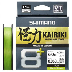 Shimano - Kairiki 8+ Mantis Green / 150m - Shimano