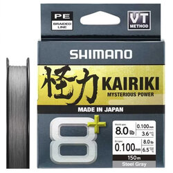 Shimano - Kairiki 8+ Steel Grey / 150m - Shimano