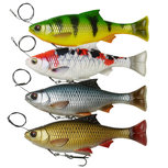 Savage Gear - Softbaits SG 4D Line Thru Pulse Tail Roach 18cm 90g SS - Savage Gear Savage Gear - Softbaits SG 4D Line Thru Pulse Tail Roach 18cm 90g SS - Savage Gear