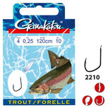 Gamakatsu - Onderlijn Hook BKD Trout 120cm - Gamakatsu Gamakatsu - Onderlijn Hook BKD Trout 120cm - Gamakatsu
