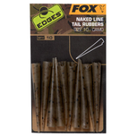 Fox Carp - End Tackle Edges Camo Naked Line tail rubbers size 10 - Fox Carp Fox Carp - End Tackle Edges Camo Naked Line tail rubbers size 10 - Fox Carp
