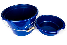 Emmer 25lt metaal blauw - Elite Emmer 25lt metaal blauw - Elite