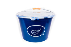 Emmer rond 18lt metaal blauw - Elite Emmer rond 18lt metaal blauw - Elite