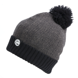 Muts Chunk Grey/Black Bobble Hat - Fox Carp Muts Chunk Grey/Black Bobble Hat - Fox Carp