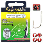 Gamakatsu - Onderlijn Trout Master 708N Nylon 120cm - Gamakatsu Gamakatsu - Onderlijn Trout Master 708N Nylon 120cm - Gamakatsu