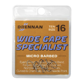 Drennan - Haken Wide Gape Specialist Barbed - Drennan