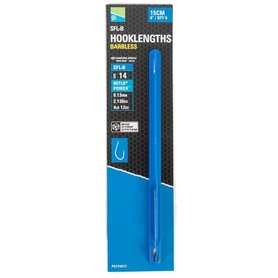 Preston - Onderlijn SFL-B Spade End Hooklenghts Barbless / 15cm - Preston