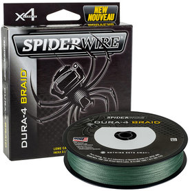 Spiderwire - Fil tressé Dura 4 Braid 300m vert - Spiderwire