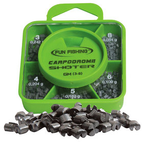 Fun Fishing - Lood Shoter Box - GM - Plombs N°3 - 4 - 5 - 6 - 8  - Fun Fishing