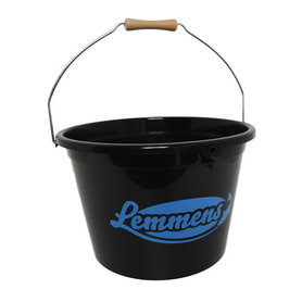 Lemmens - Emmer zwart met logo -  Lemmens