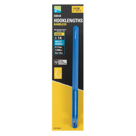 Preston - Onderlijn XSH-B Spade End Hooklenghts Barbless / 15cm - Preston