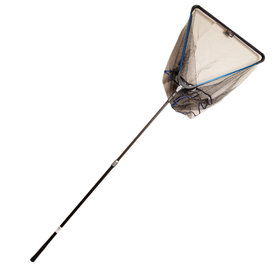 Elite - Schepnet 2-delige steel blauw / zwart rubber - Elite