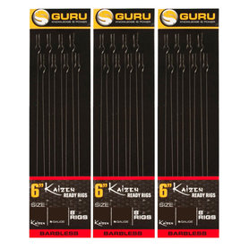Guru - Onderlijn Kaizen Ready Rigs 6" Barbless / 15cm - Guru