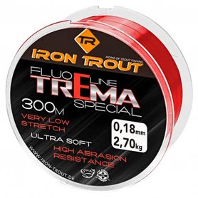 Iron Trout - Lijn nylon Fluo Line Trema Special - Red - 300m - Iron Trout