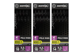 Matrix - Onderlijn MXC-1 Barbless 10cm Pole Rigs - Matrix
