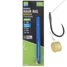 Preston - Onderlijn GPM-B Banded Hair Rig Barbless / 10cm - Preston