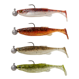 Savage Gear - Fat Minnow T-Tail RTF Sinking Clearwater Mix 7gr + 7,5gr - Savage Gear