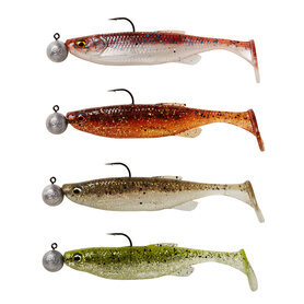 Savage Gear - Fat Minnow T-Tail RTF Sinking Clearwater Mix 5gr + 7,5gr - Savage Gear