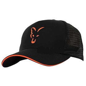 Fox Carp - Collection Trucker Cap Black & Orange - Fox Carp