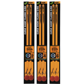 Fox Carp - Onderlijn  Edges Curve Short Fluoro D-Rig - Illusion - Fox Carp