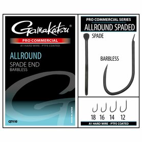 Gamakatsu - Haken PRO-C Allround Spade A1 PTFE BL - Gamakatsu