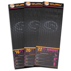 Guru - Hameçon montes F1 Maggot Hook Rigs 6" Barbless / 15cm - Guru