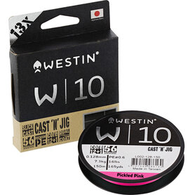 Westin - Lijn gevlochten W10 13 Braid Cast 'N Jig Line Pickled Pink 110m - Westin