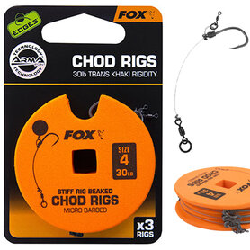 Fox Carp - Edge Standard Chod Rig Barbed - Fox Carp