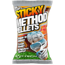 Bait Tech - Sticky Method Pellets Green Micro / 2mm - Bait Tech
