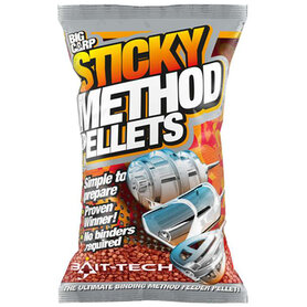 Bait Tech - Sticky Method Pellets Red Micro / 2mm - Bait Tech