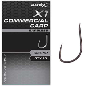 Matrix - Haken X1 Commercial Carp Barbless - Matrix