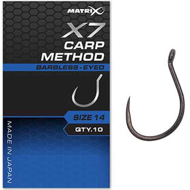 Matrix - Haken X7 Carp Method Barbless - Matrix