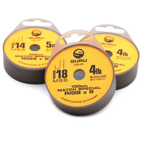 Guru - Onderlijn Match Special Rig Barbed / 100cm - Guru