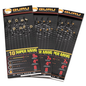 Guru - Guru - Onderlijn SMWG Bait Bands Rigs 4" Barbless / 10cm - Guru