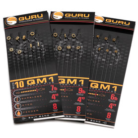 Guru - Onderlijn QM1 Bait Bands Hair Rigs 4" Barbless / 10cm - Guru