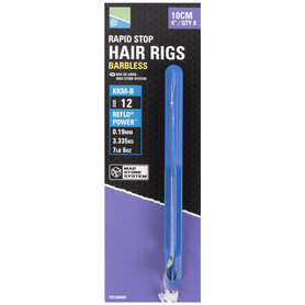 Preston - Onderlijn KKM-B Rapid Stops Hair Rigs Barbless / 10cm - Preston