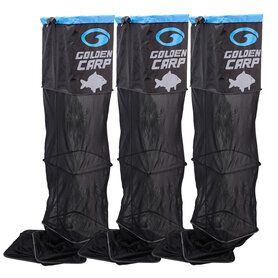 Garbolino - Pack van 3 - Leefnet Golden Carp Rectangular / 2.5m - Garbolino