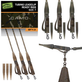 Fox Carp - Edges Tubing Leadclip Ready Rigs - Fox Carp