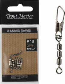 Trout Master - 3 Barrel snap Swivel - Trout Master