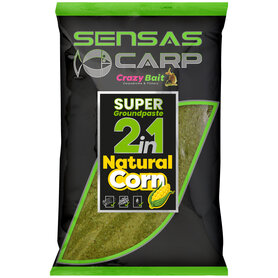 Sensas - Super Groundpaste 2-in-1 Natural Corn / 1kg - Sensas