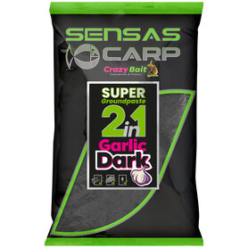 Sensas - Super Groundpaste 2-in-1 Dark Garlic / 1kg - Sensas